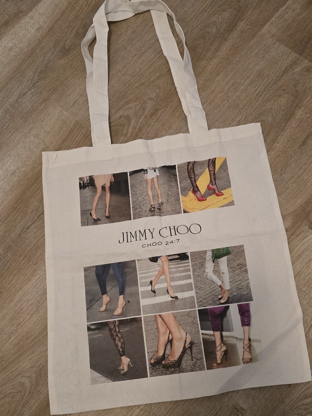 Jimmy Choo Graphic Canvas Tote